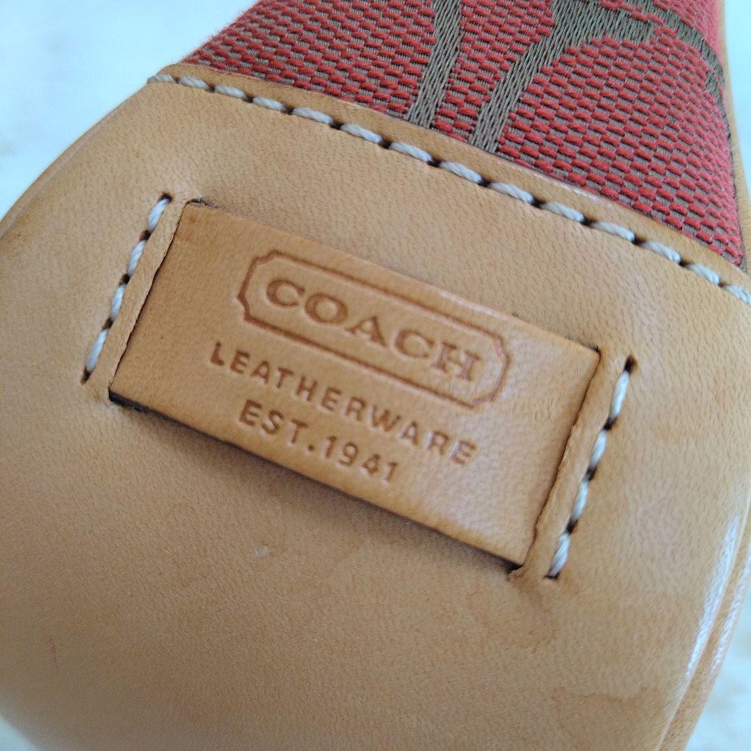 COACH Vintage Handbag Pouch Red