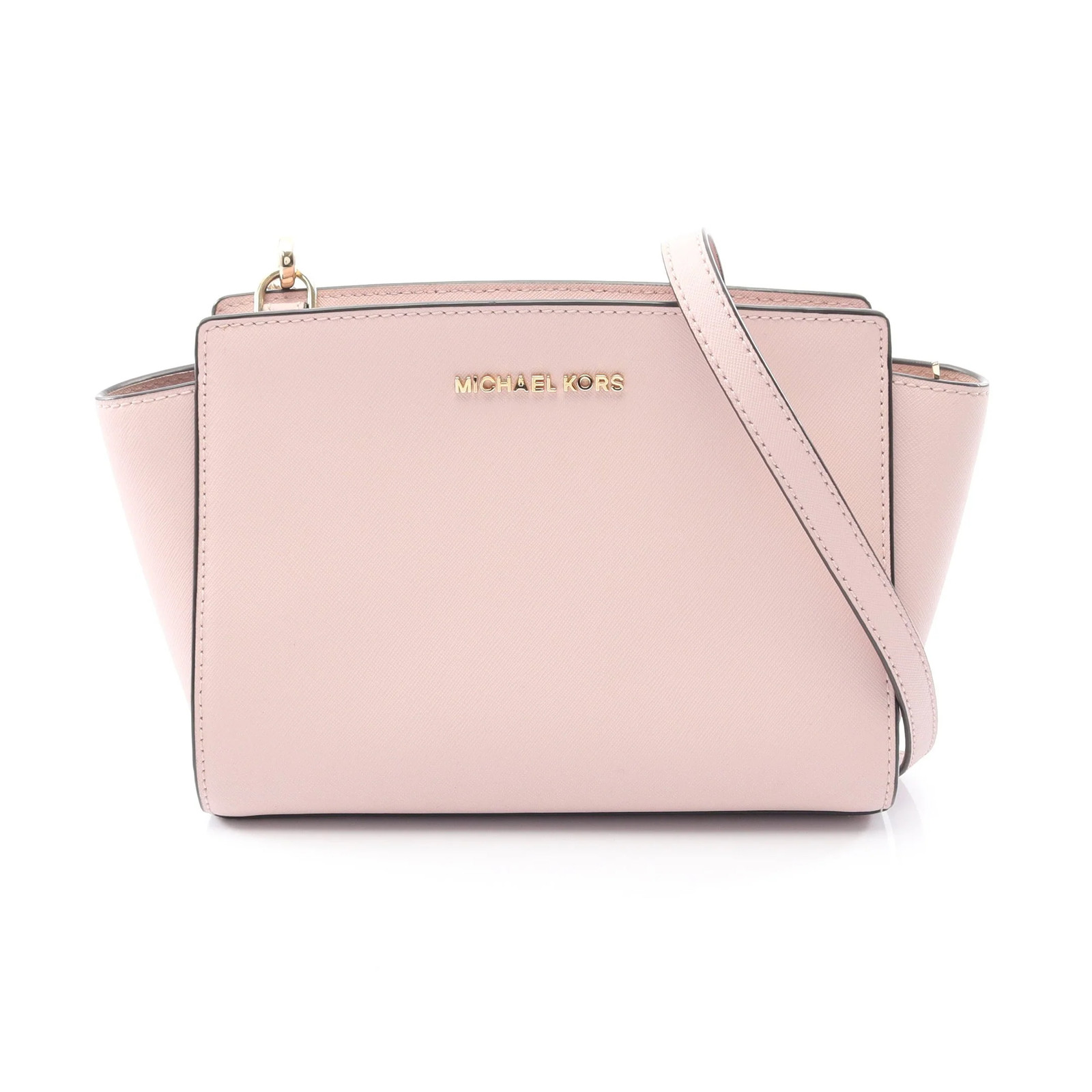 MICHAEL KORS Pochette Shoulder Bag Pink Leather #RCB2004