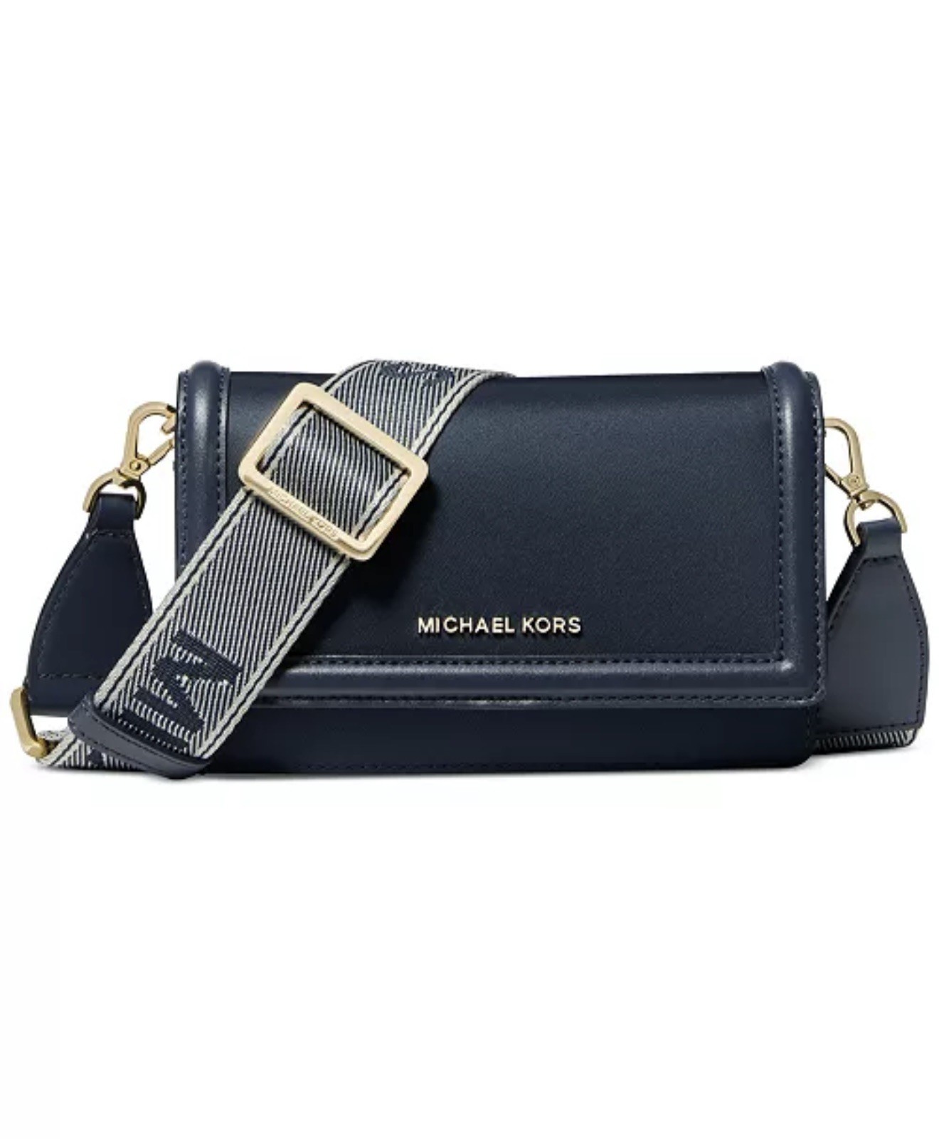 Michael Kors Logo Mini Nylon Crossbody with Webbing Strap