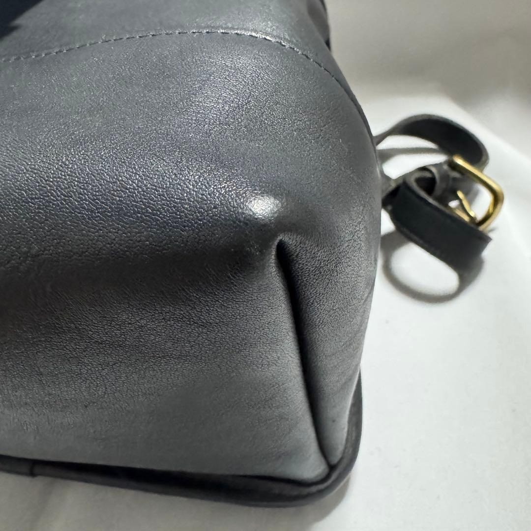Vintage Old Coach 9960 Black Leather Bag Backpack Womens Handbag VTG Made in USA