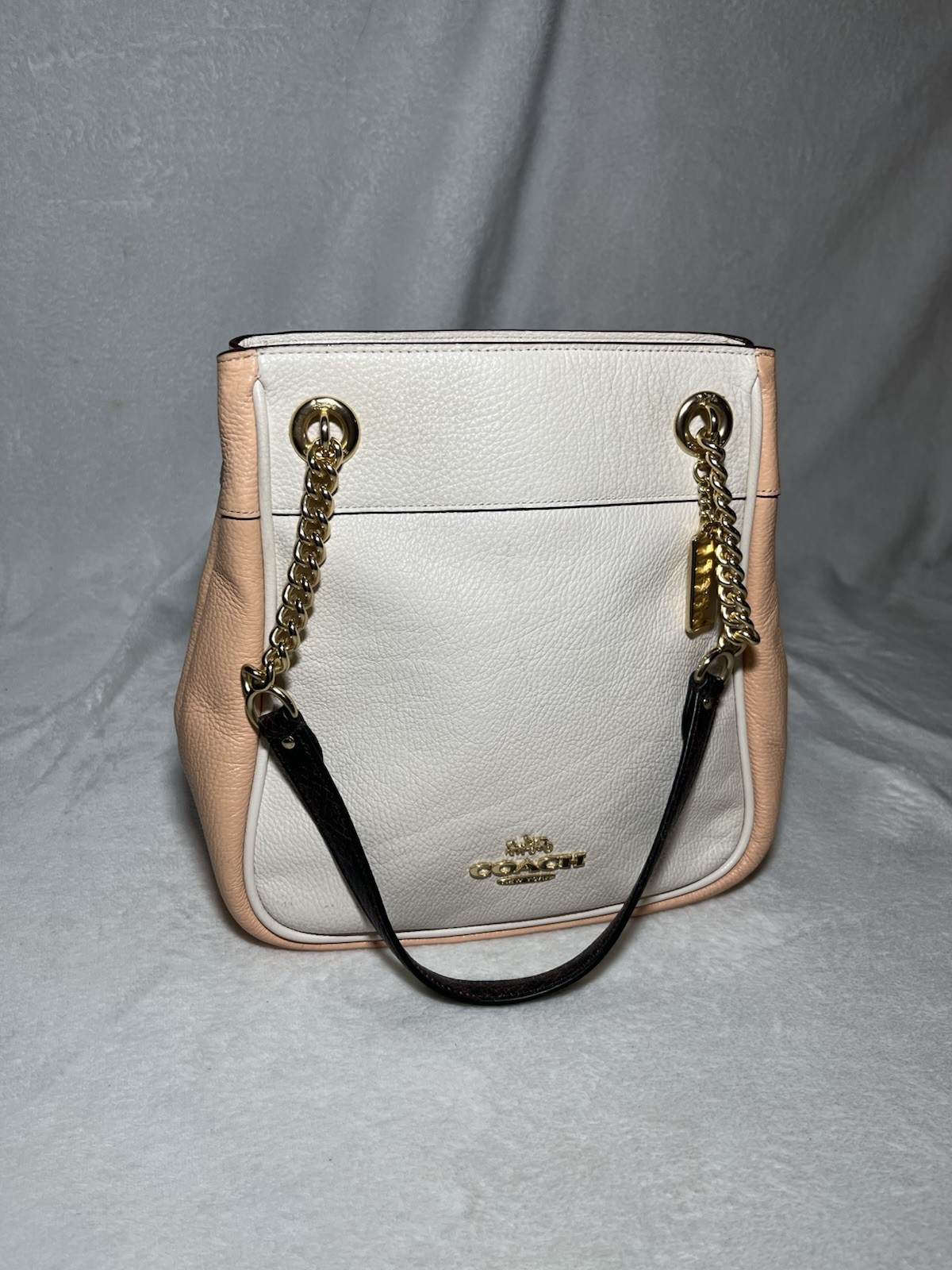 Coach Cammie Chain Bucket Bag In Block Colors (Style CA430)