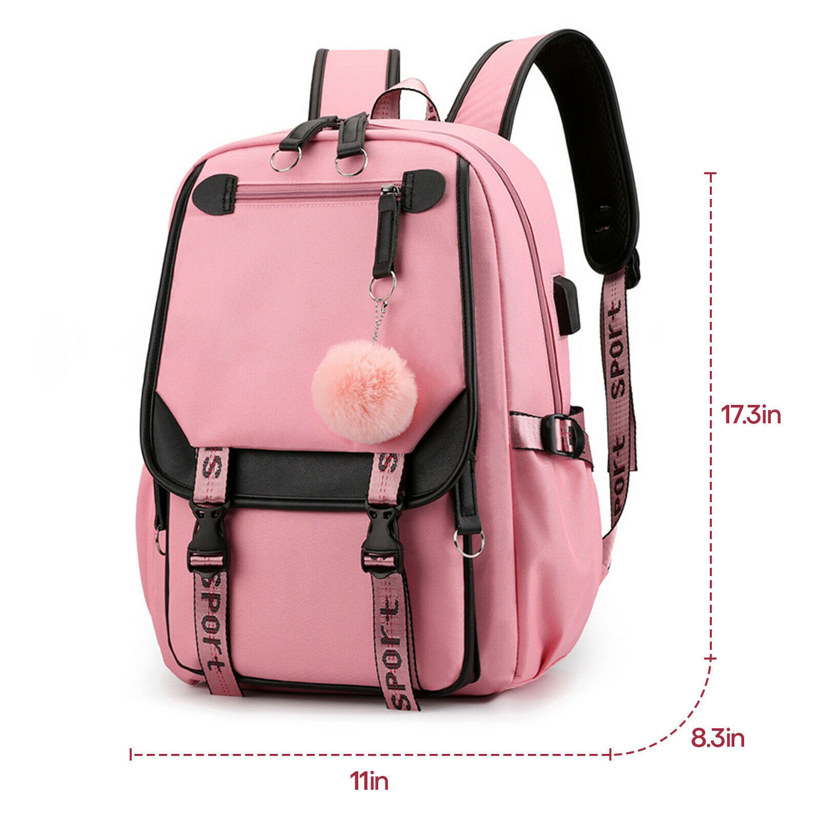 Laptop Backpacks College School Bag Anti Theft Travel Daypack Large Bookbags USB