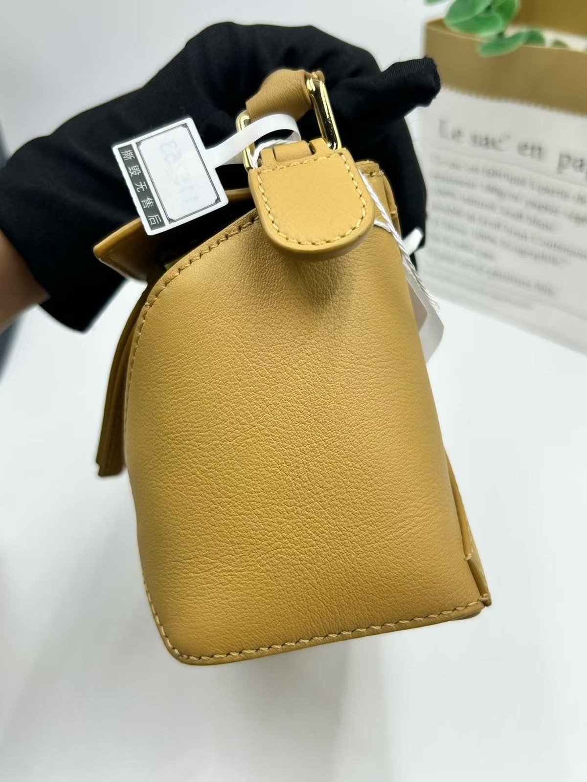 Loewe Puzzle Mini Bag Calfskin Deep Yellow Butter Gold Hardware Spain