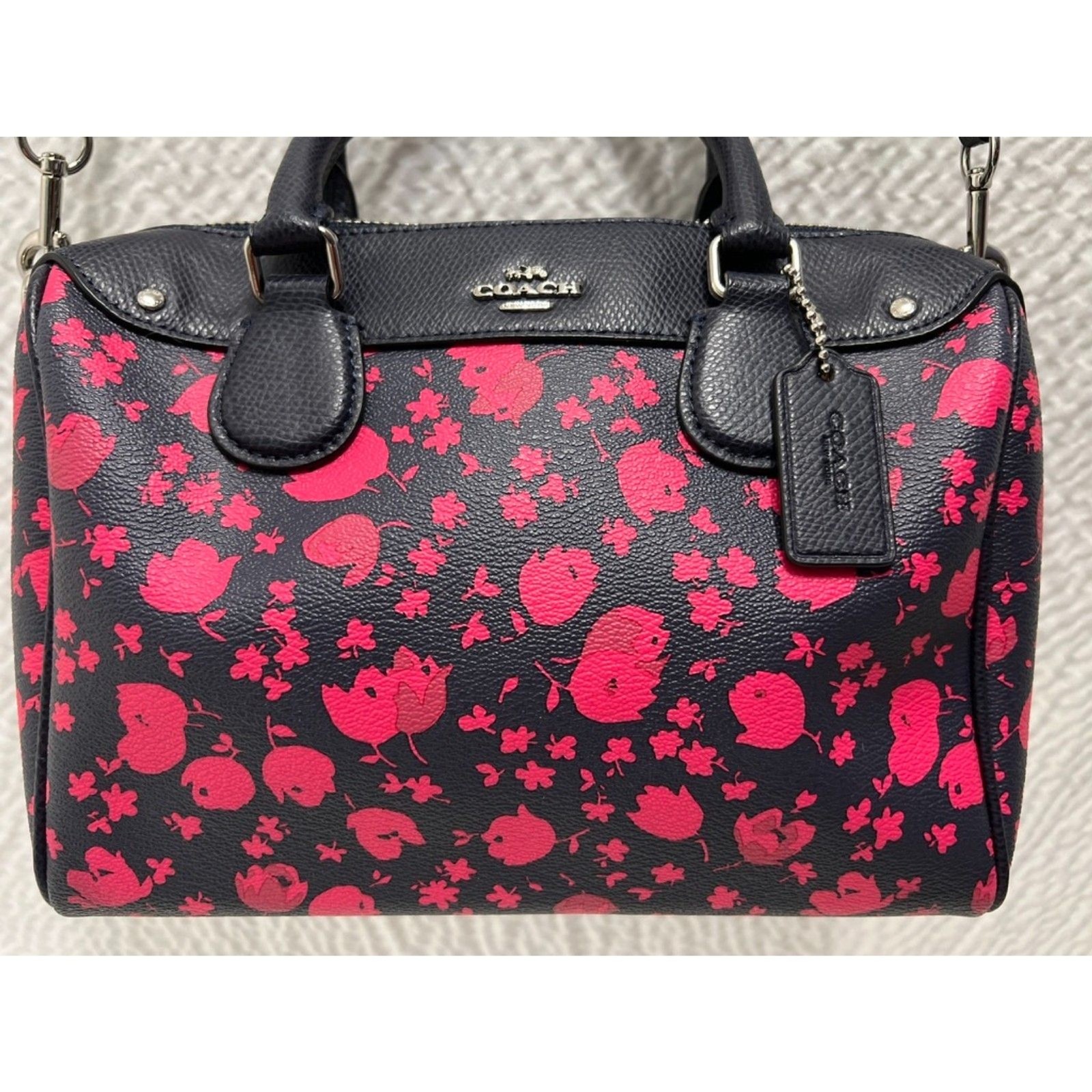 Coach Mini Bennett Satchel in Prairie Calico Floral Print