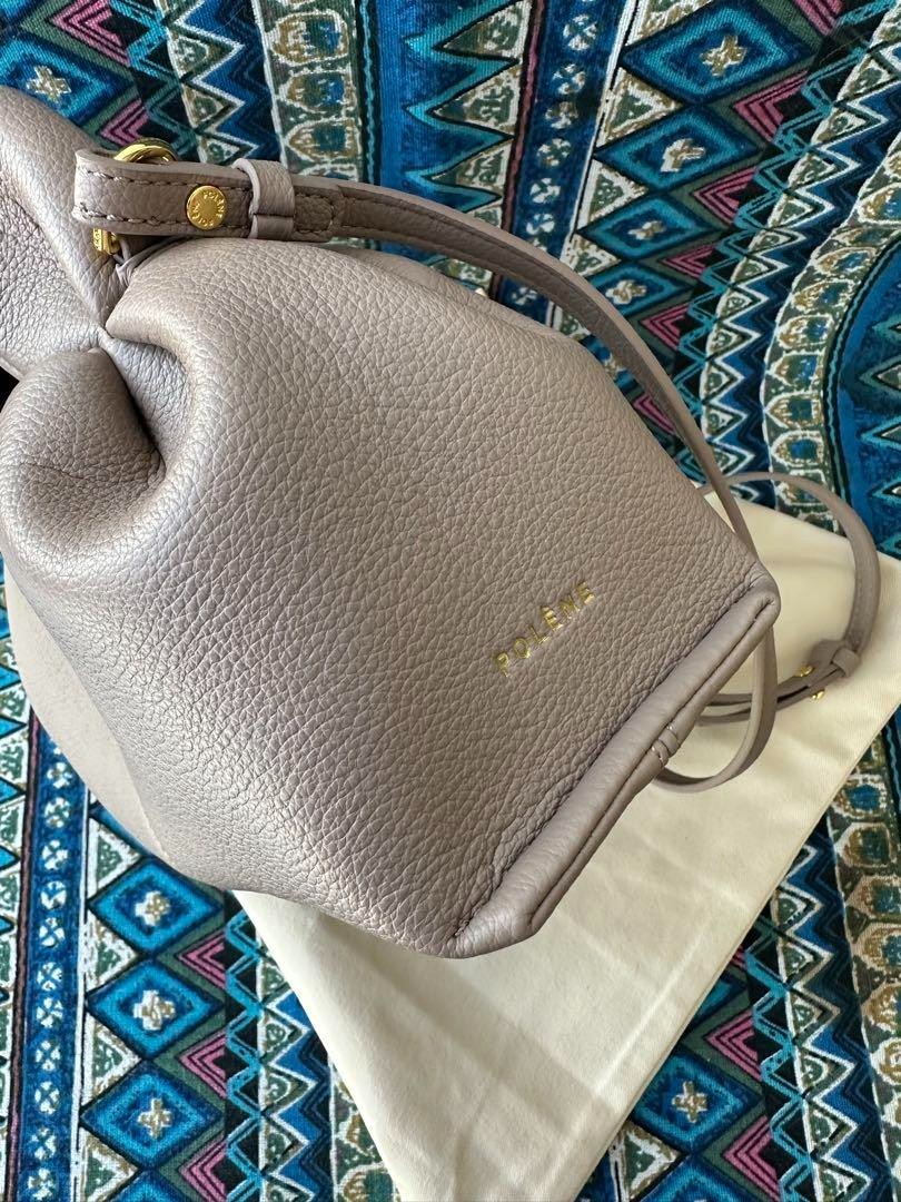 POLENE Numero Neuf Mini Shoulder Bag 2Way Handbag beige