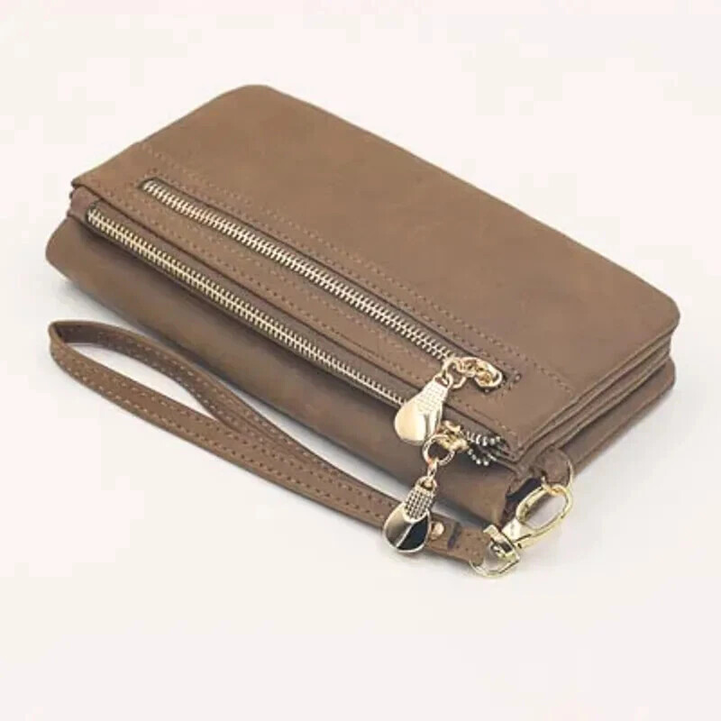 2025 new European and American double frosted double zipper folding buckle