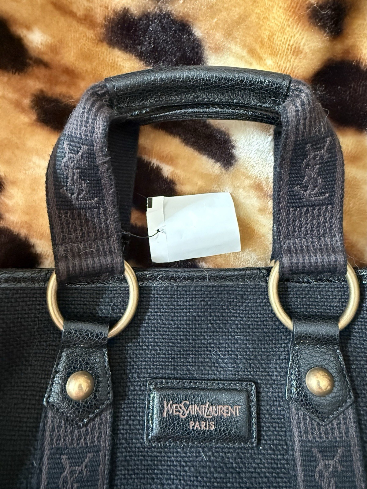YSL Logo handbag small, Leather handles, vintage 2006 authentic