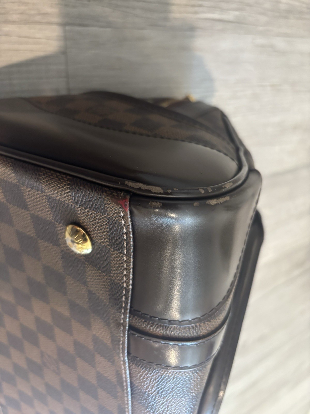 Louis Vuitton Damier Ebene Berkeley Bag- Authentic-