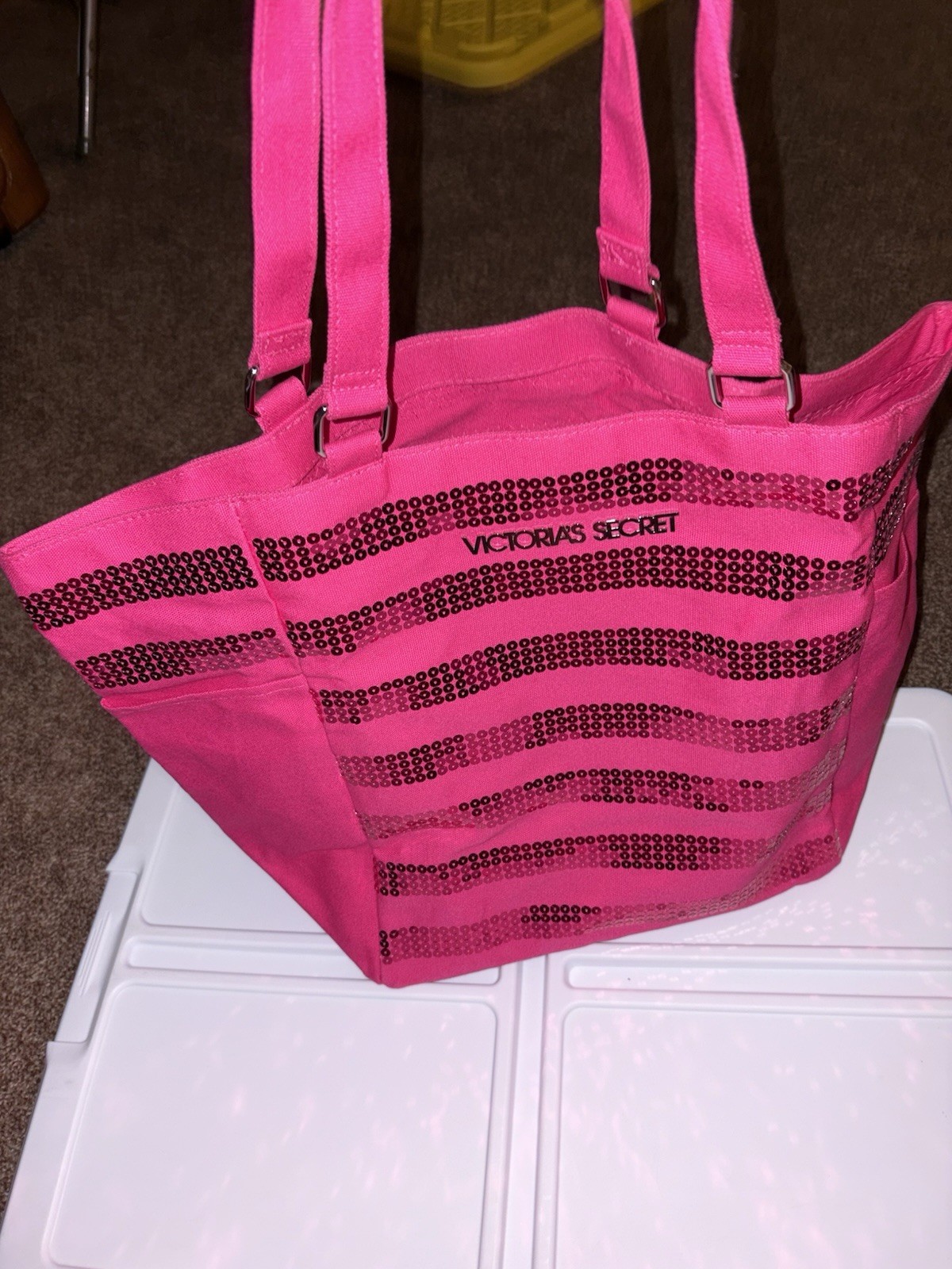 Victoria’s Secret Pink Sequined Tote Bag