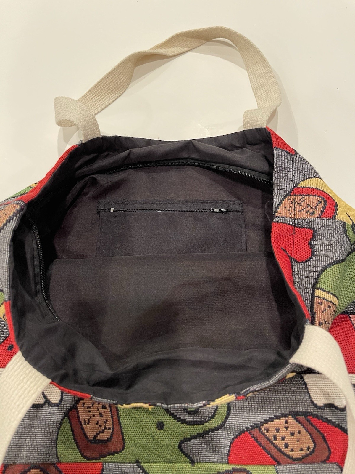 THE ELEPHANT EMPORIUM TOTE BAG THAILAND DOUBLE HANDLE TRAVEL