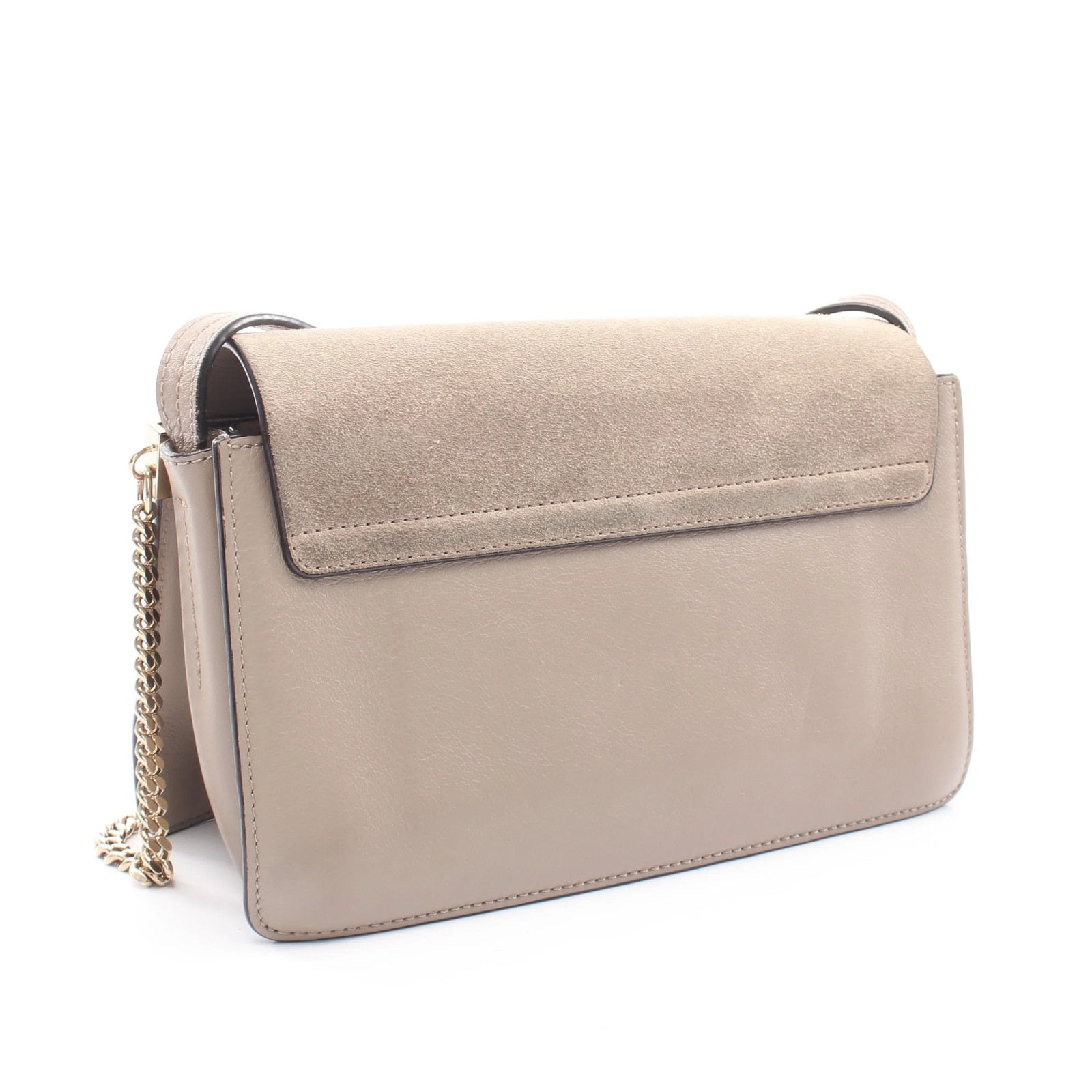 Chloe Shoulder Bag Gray Leather #RCB9963