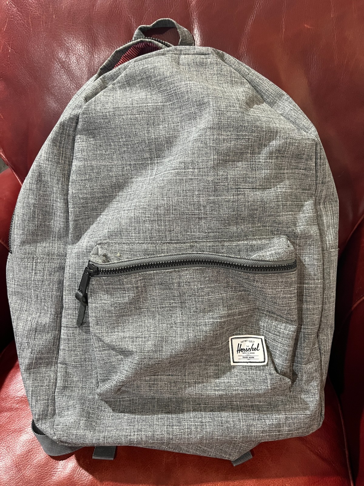 HERSCHEL SUPPLY CO. GRAY BACKPACK NEW NWOT BOOK BAG TRAVEL