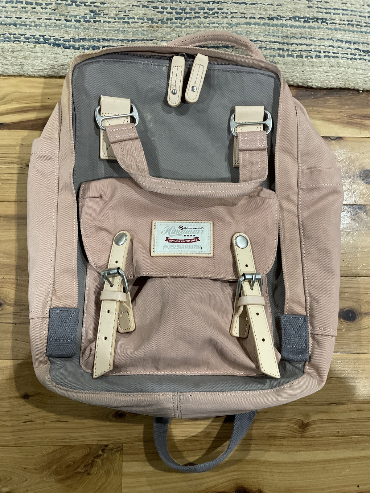Himawari Outdoor Adventure Padded Backpack Dusty Pink Purple