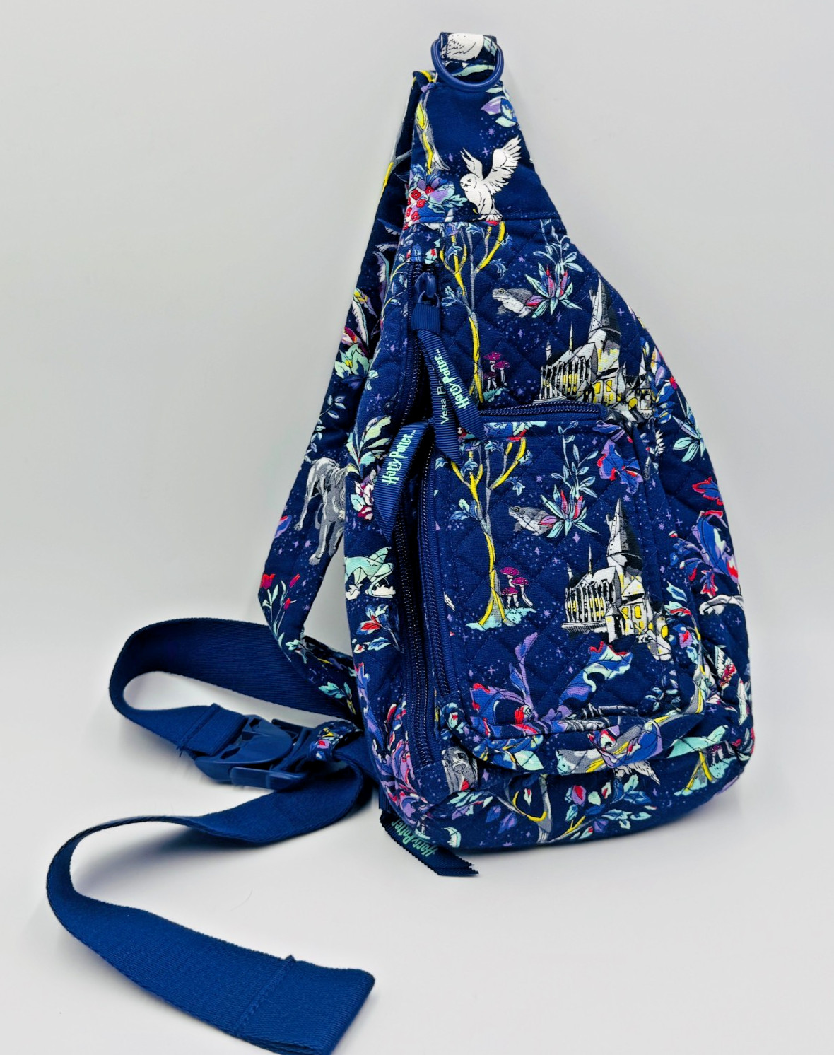Vera Bradley Harry Potter Forbidden Forest Sling Backpack Purple Crossbody