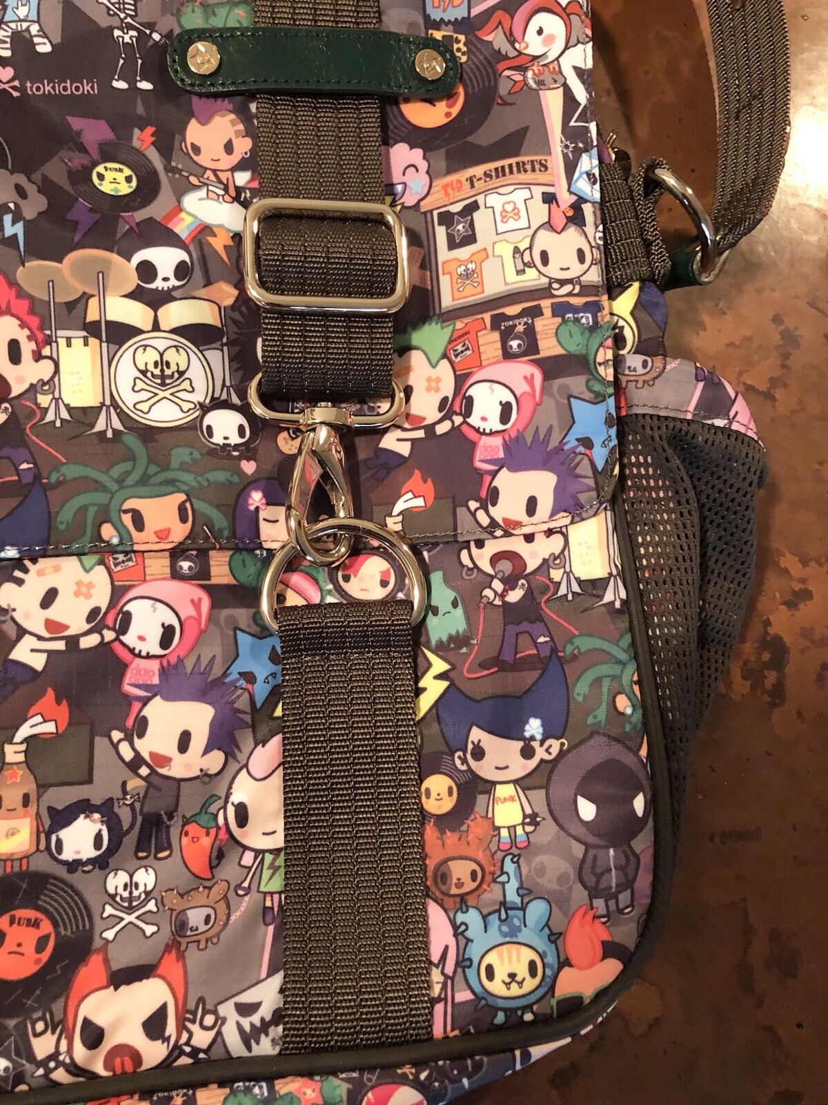 Tokidoki LeSportsac Creativa Concerto Punk Messenger Bag Purse New w/ Tags
