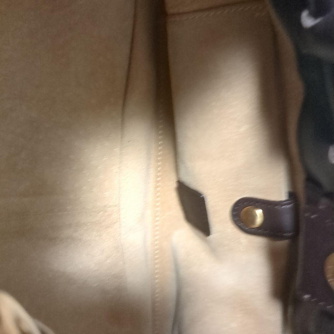Tsuchiya Kaban Handbag Brown Leather 38x20x13cm Used