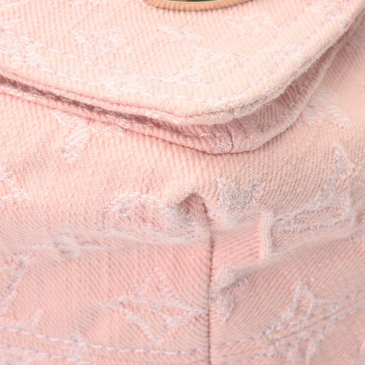 Louis Vuitton M13031 Backpack Monogram Denim Pink #WB1089