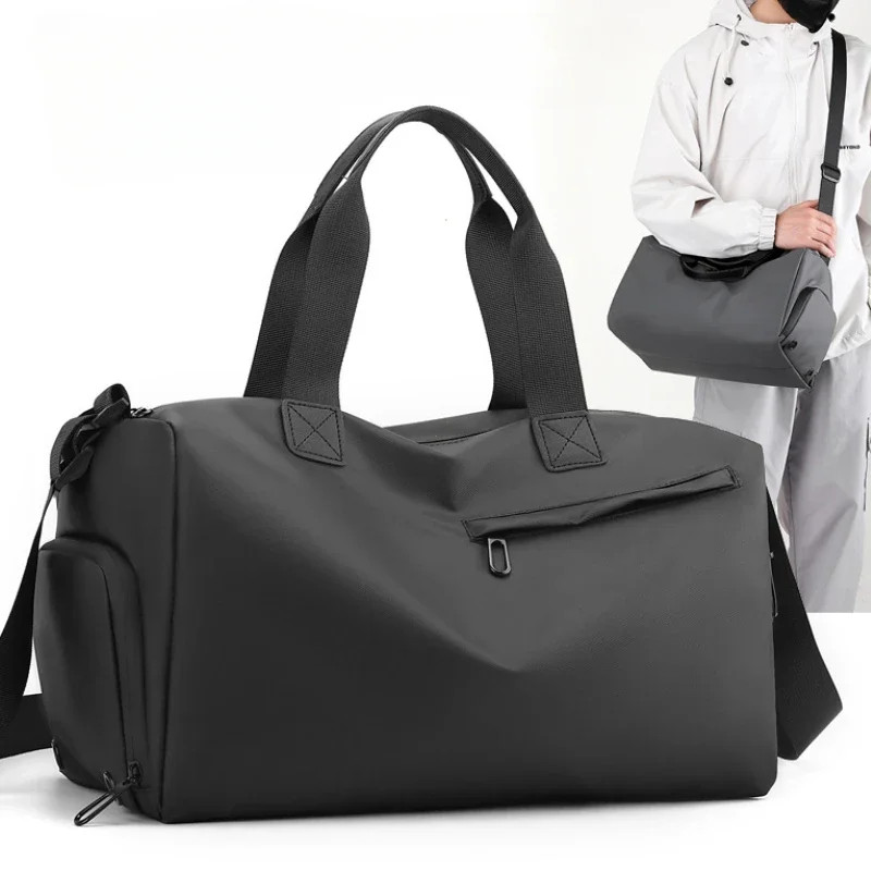 Zipper Large Capacity Oxford Travel Bags Solid Fitness Bags Thickened Fabric Hig