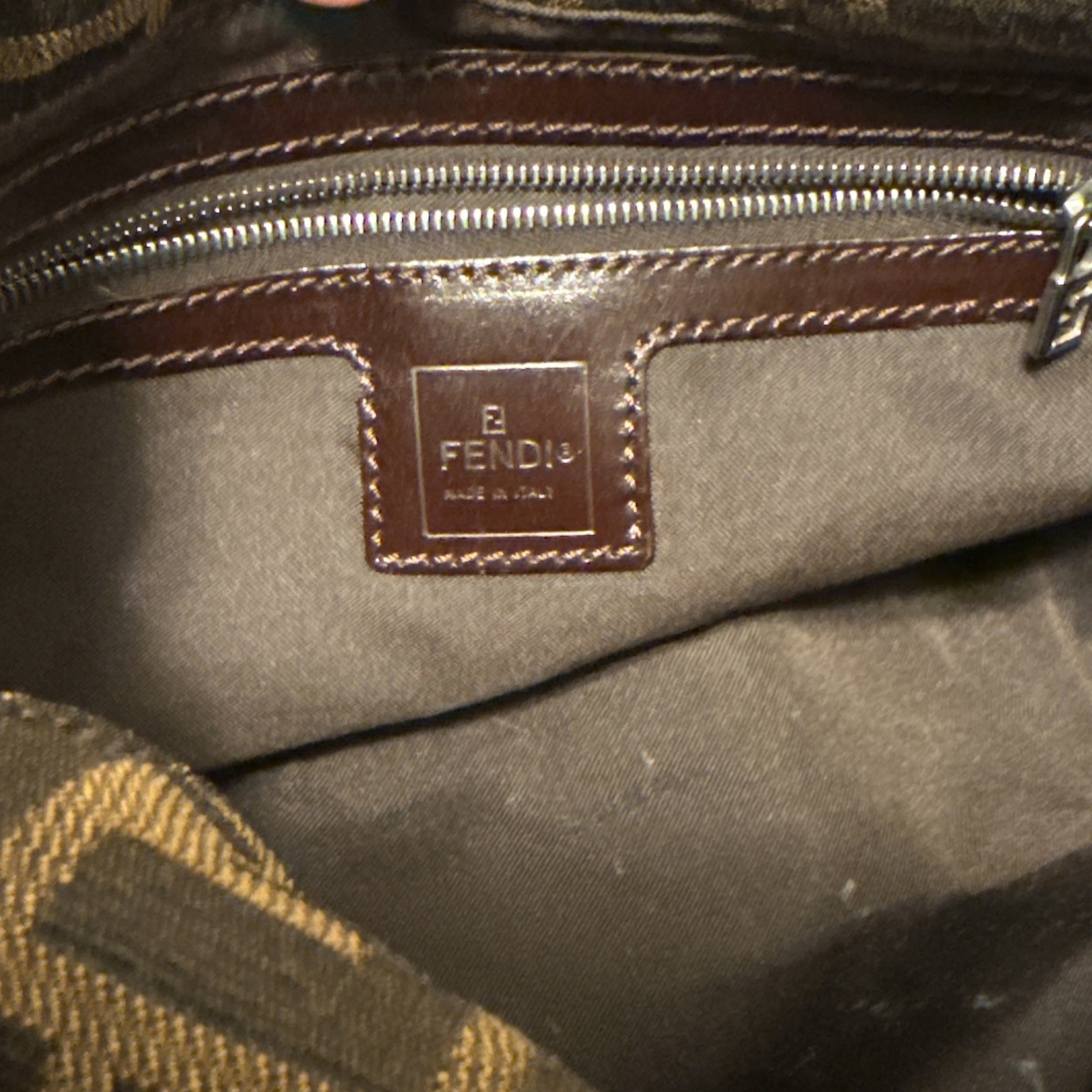 FENDI Hobos Zucca FF Hobo Vintage