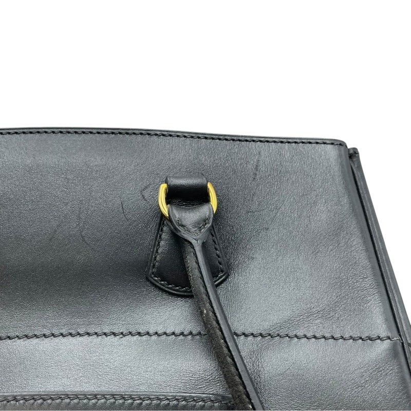 HERMES LA Toile Tote Black Tote #OKB2206