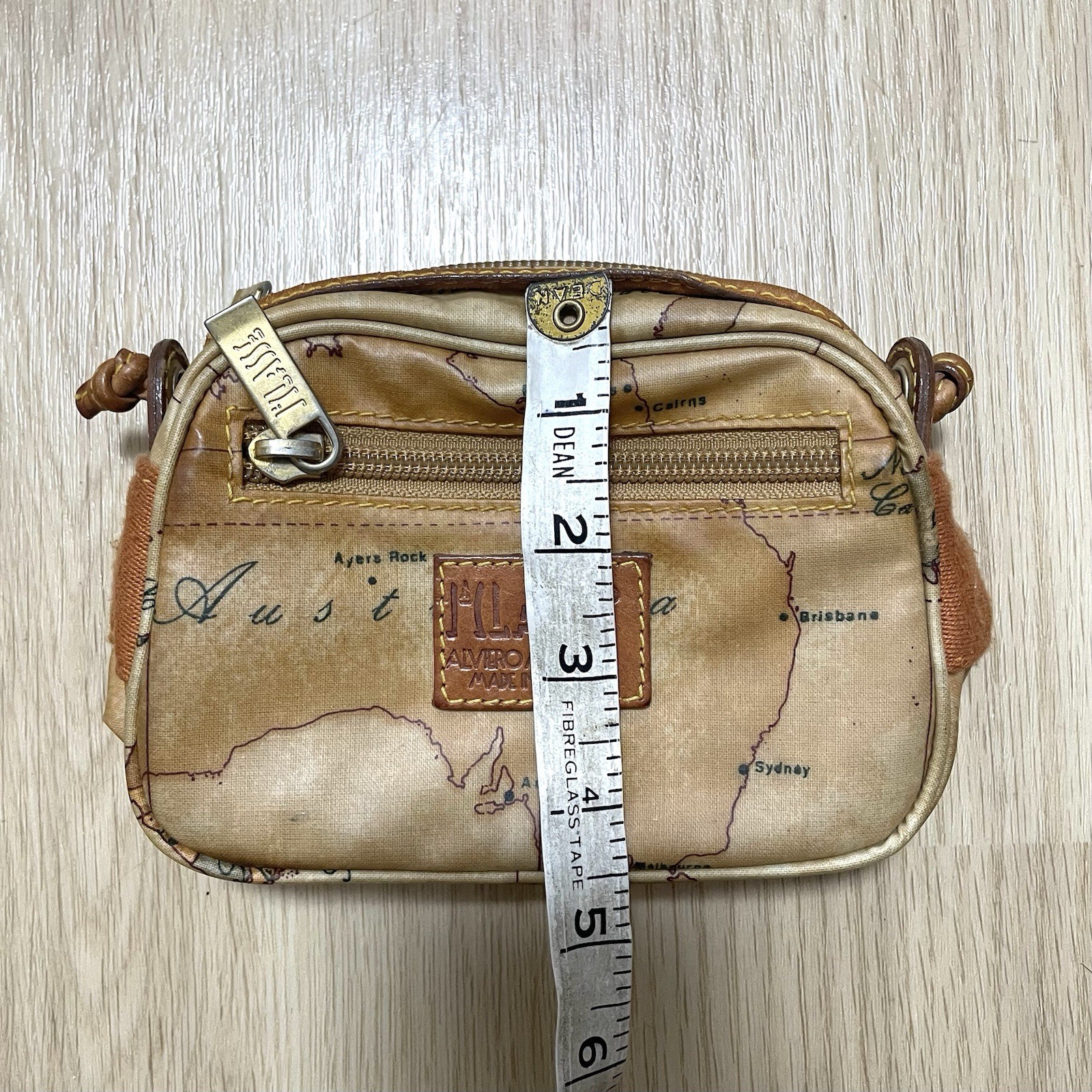 1ª Prima Classe Alviero Martini Mini Shoulder Bag Crossbody Pouch Small Leather