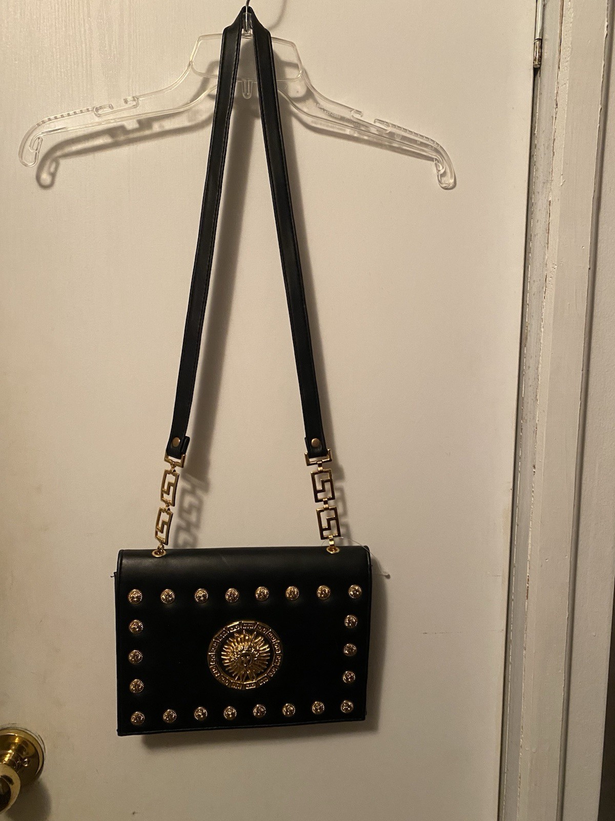 Cooper J Black With Gold Embellishment Brand New Purse