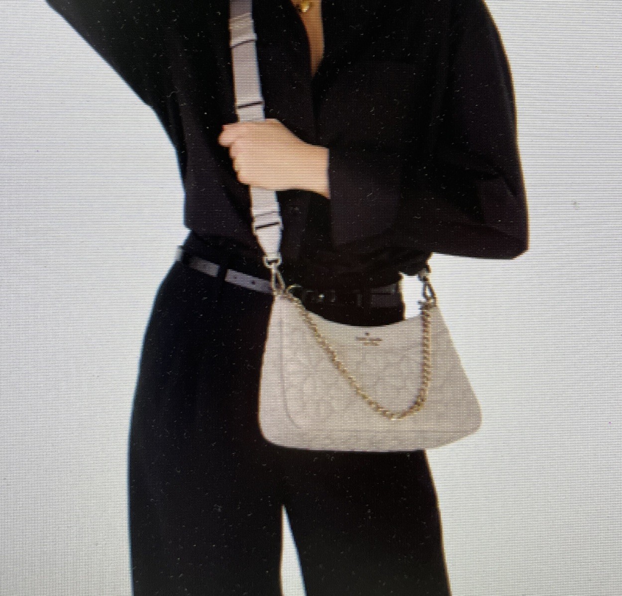 Kate Spade New York Spade Flower Quilted Fabric Convertible Crossbody🌷