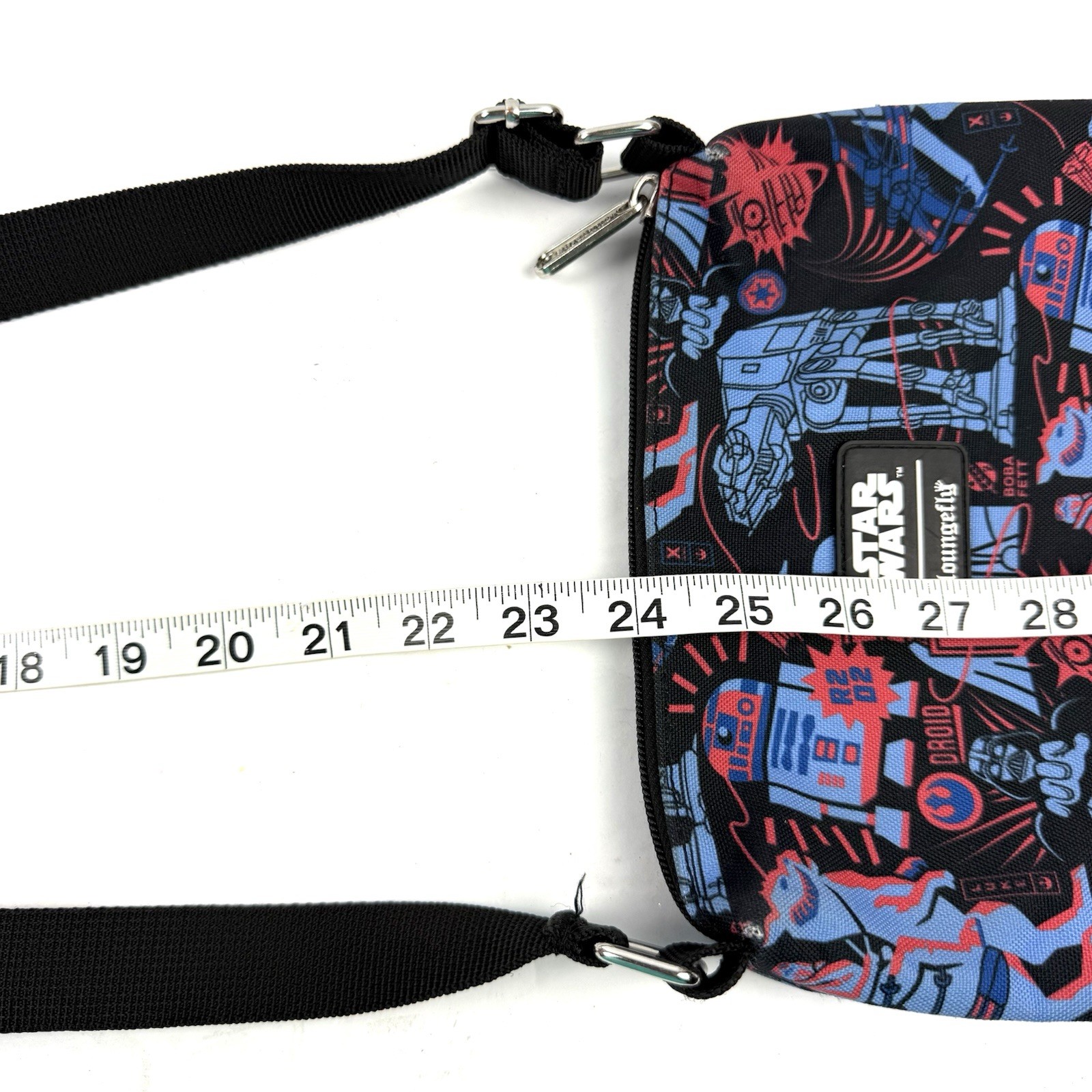 Loungefly Star Wars 40th Anniversary Empire Strikes Back Crossbody Bag Canvas