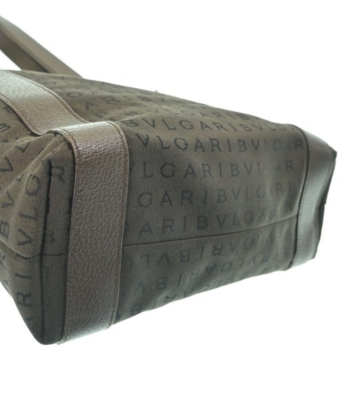 BVLGARI Tote Bags Dark BrownxBlack(Patterned) 2200659907080