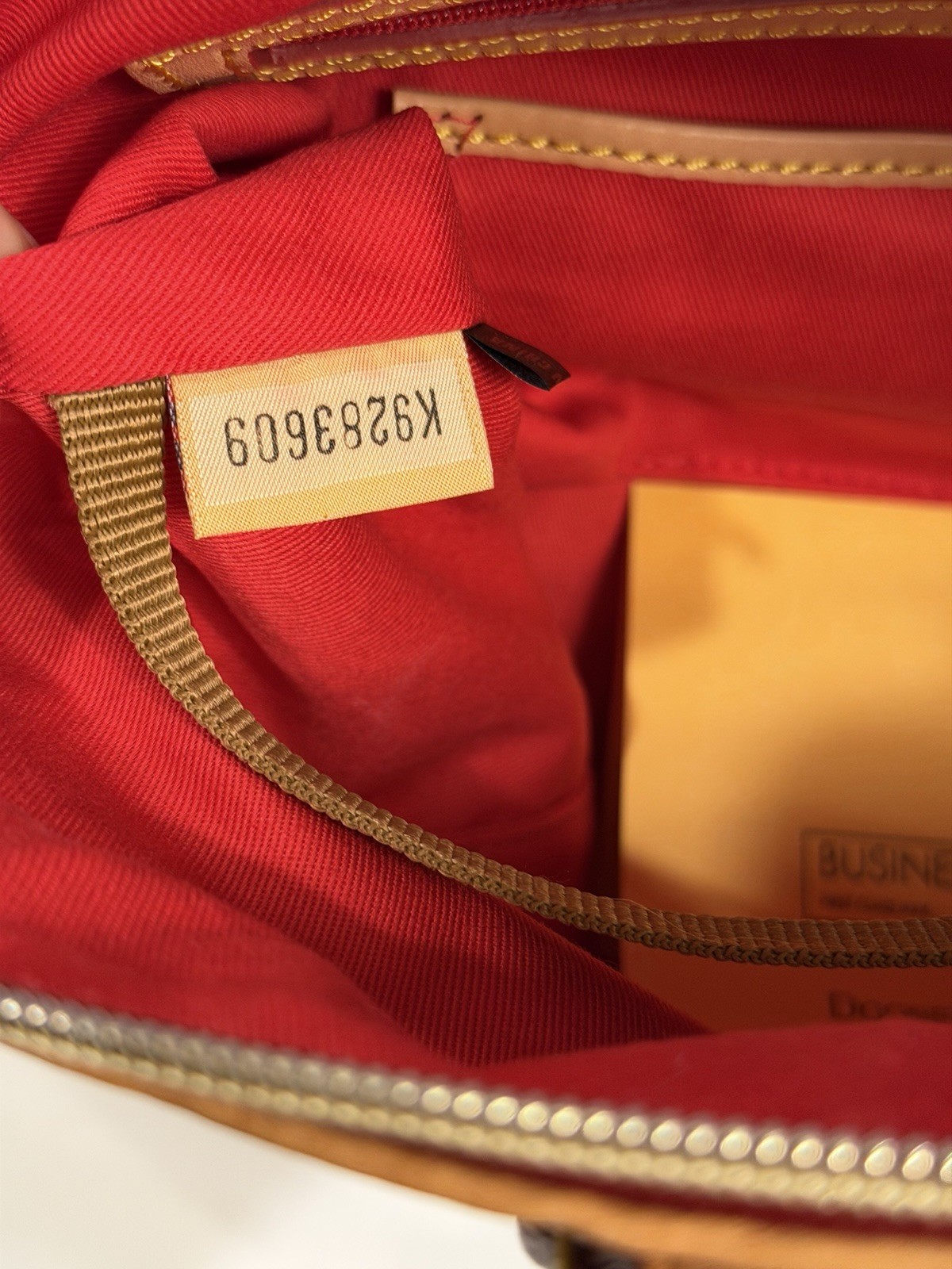 NWOT Dooney & Bourke Red, Yellow, Blue & Black Plaid Satchel with Tan Trim