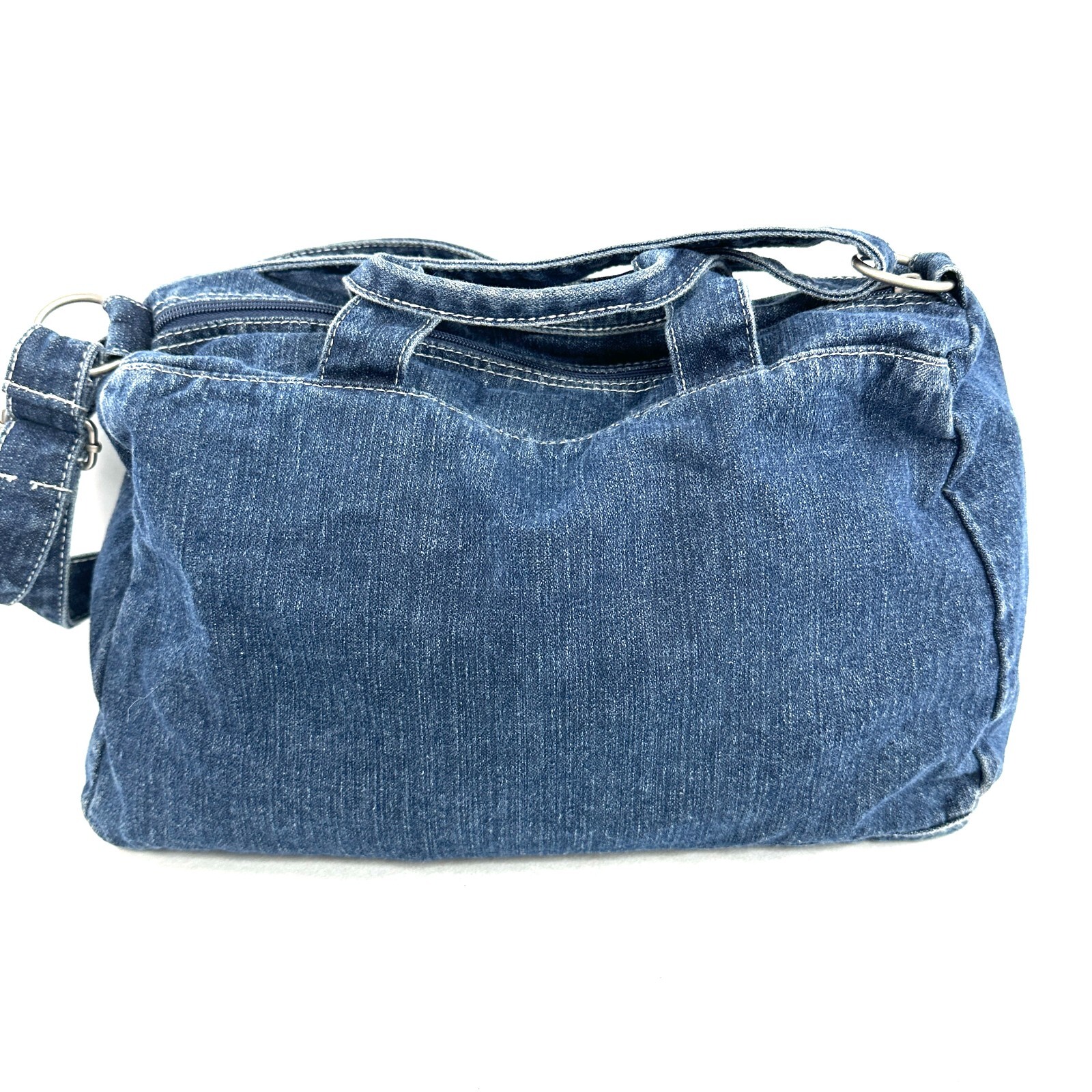 Unbranded Jeans Denim East West Medium Shoulder Bag Duffle Travel School Gym