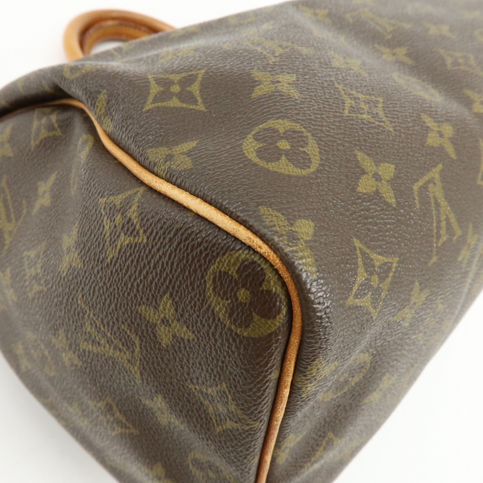 Louis Vuitton Monogram Canvas Speedy 35 Boston Bag Hand Bag M41524 Auth Used F/S