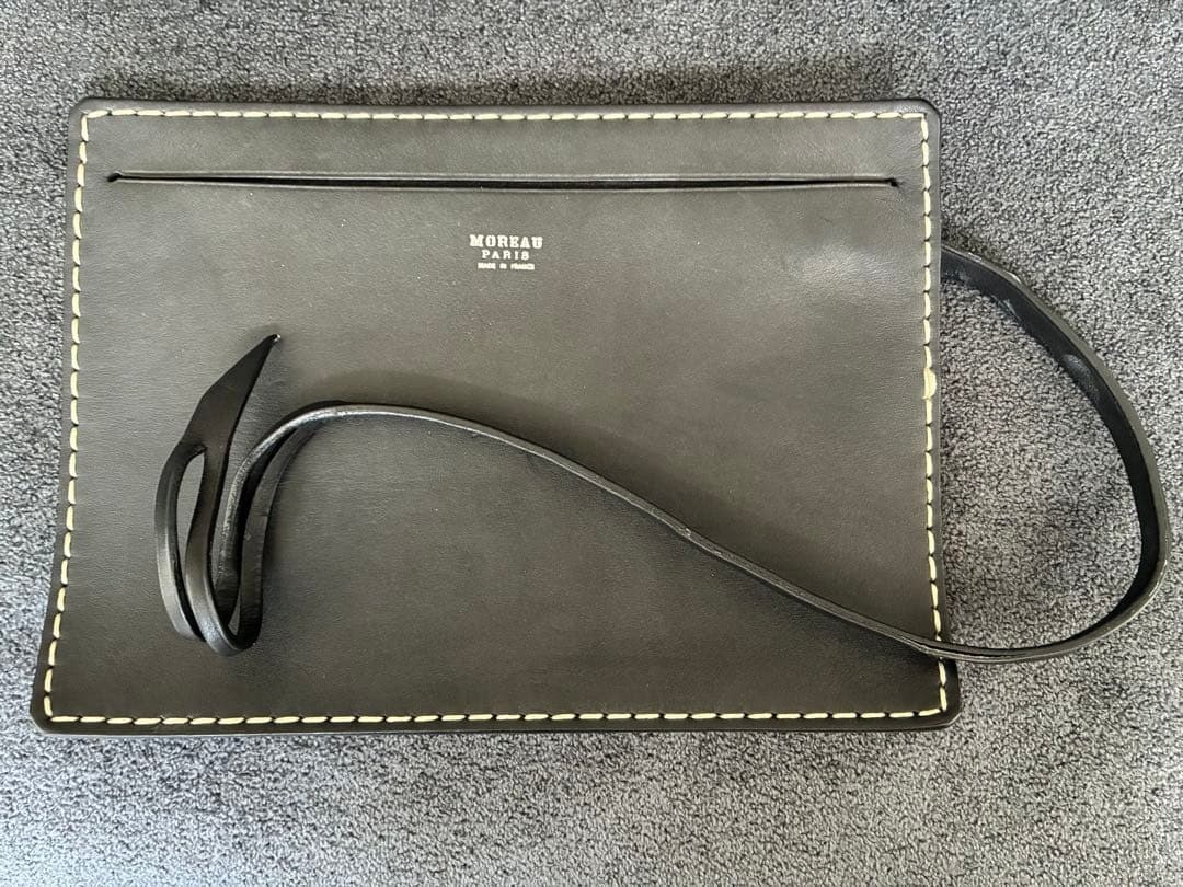 MOREAU PARIS Tote Shoulder Bag Vincennes Leather Bag