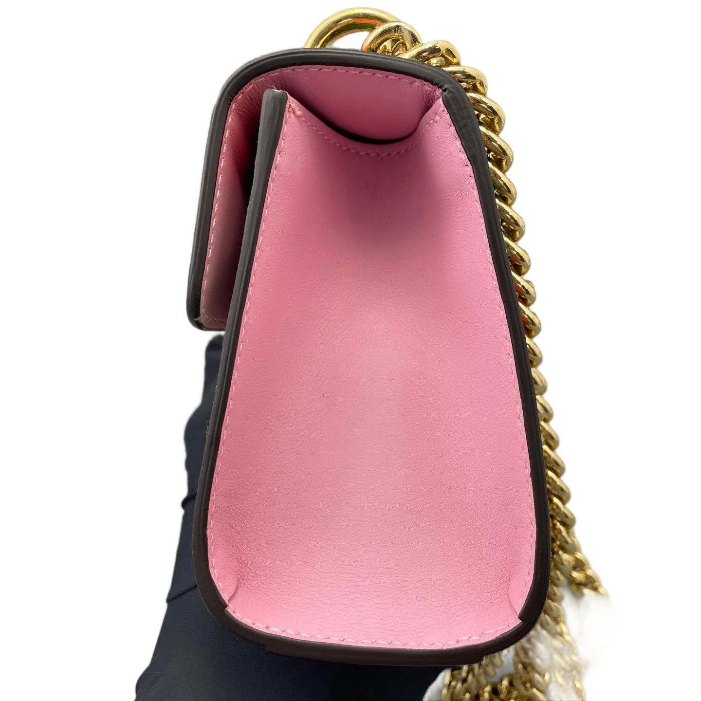 Gucci Small Padlock Shoulder Bag Pink Brown Red Green Guccighost (ym060926a0r)