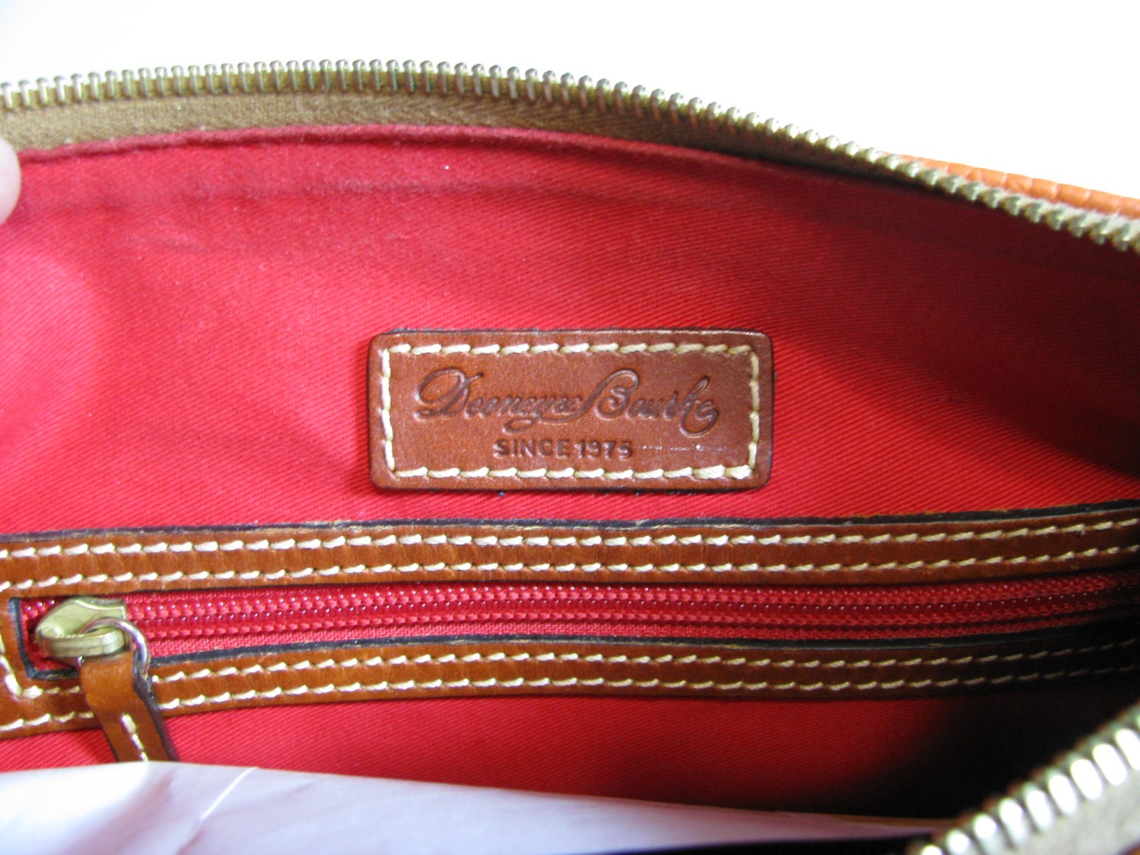 Dooney & Bourke Tangerine Crossbody Pebble Leather Bag