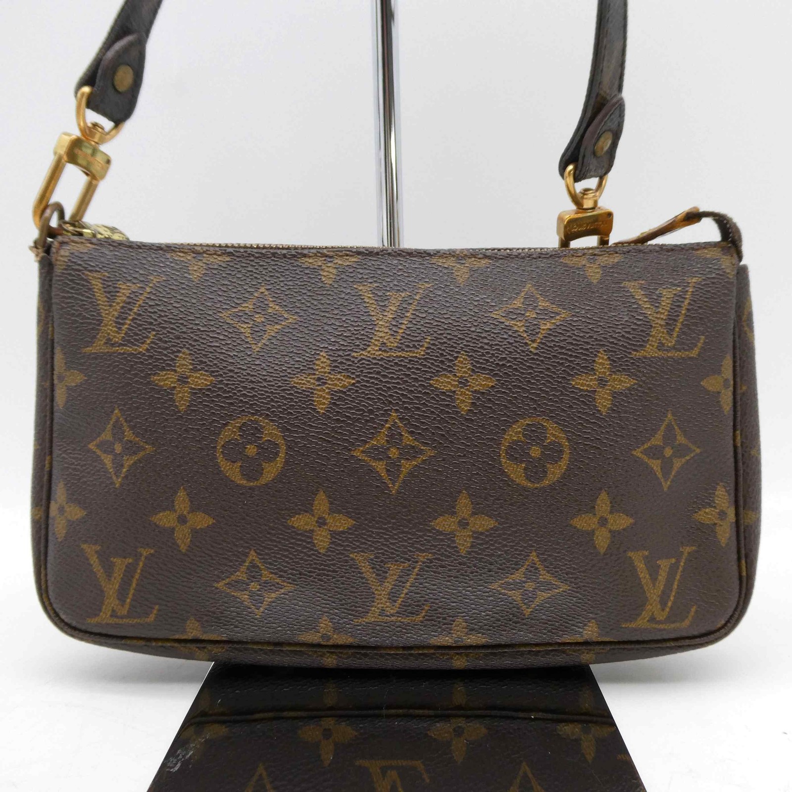 [Genuine Long Strap] Louis Vuitton Pochette Accessoires Bag M51980 Monogram 1065