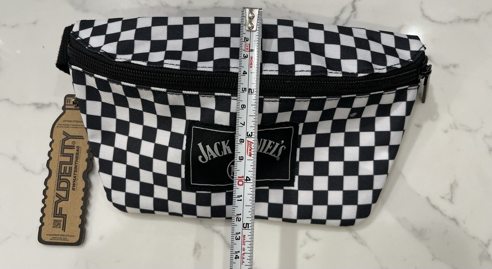 Fydelity Jack Daniels Fanny Pack Belt Bag Recycled Bottles Sustainable NWT