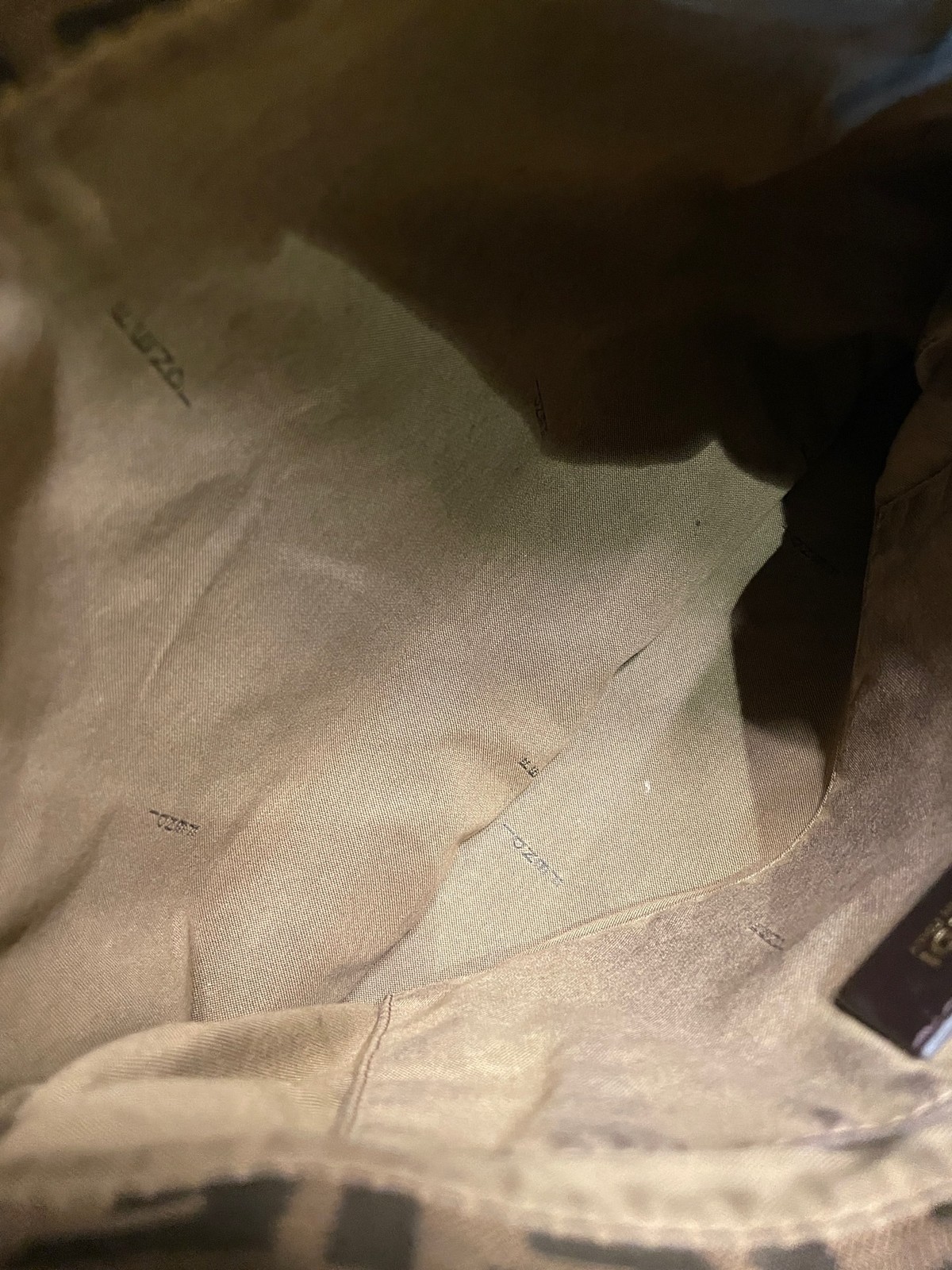 Fendi Zucca FF Canvas Brown Large Tote Bag