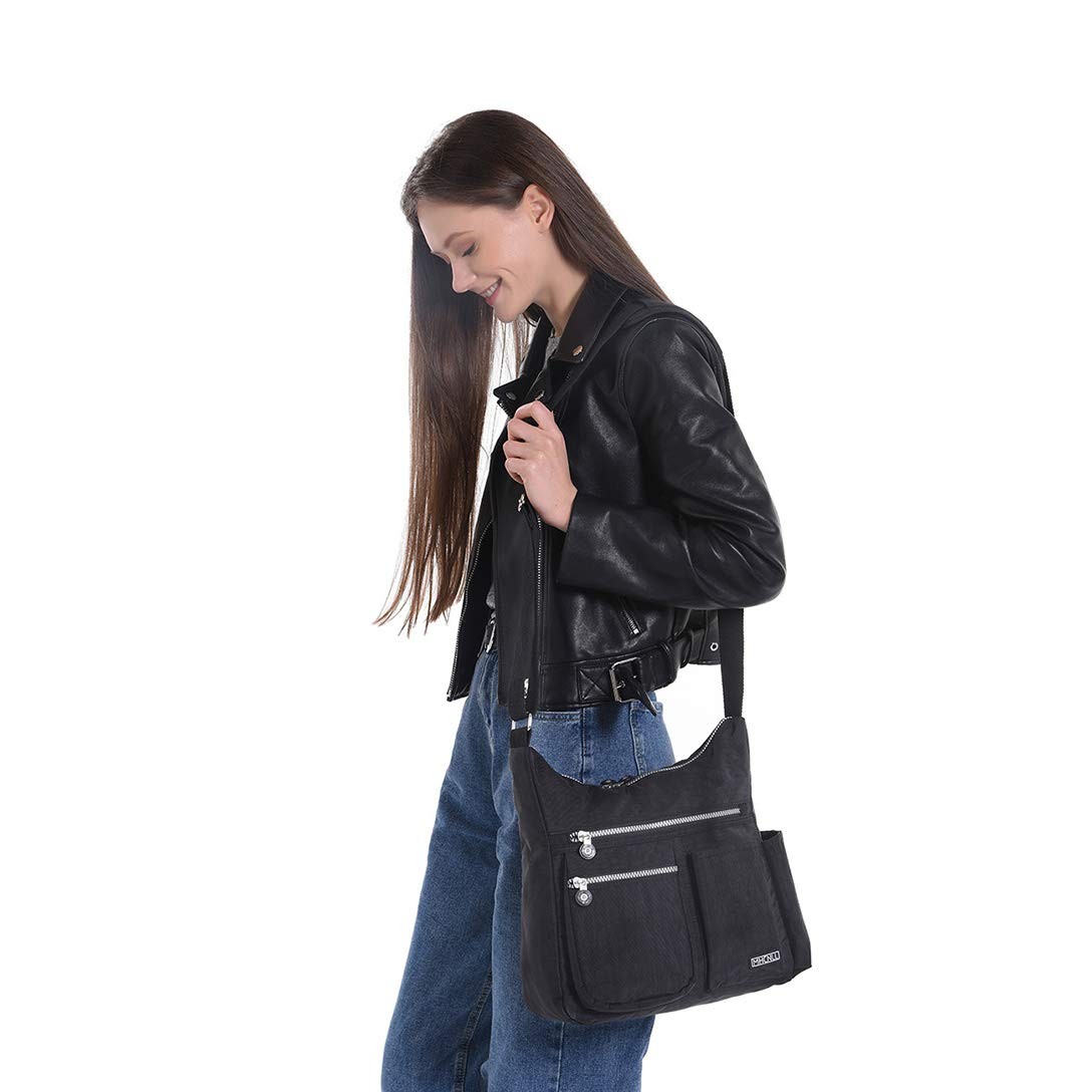 Crossbody Bag with Anti Theft RFID Pocket – Women Lightweight Water-Resistant…