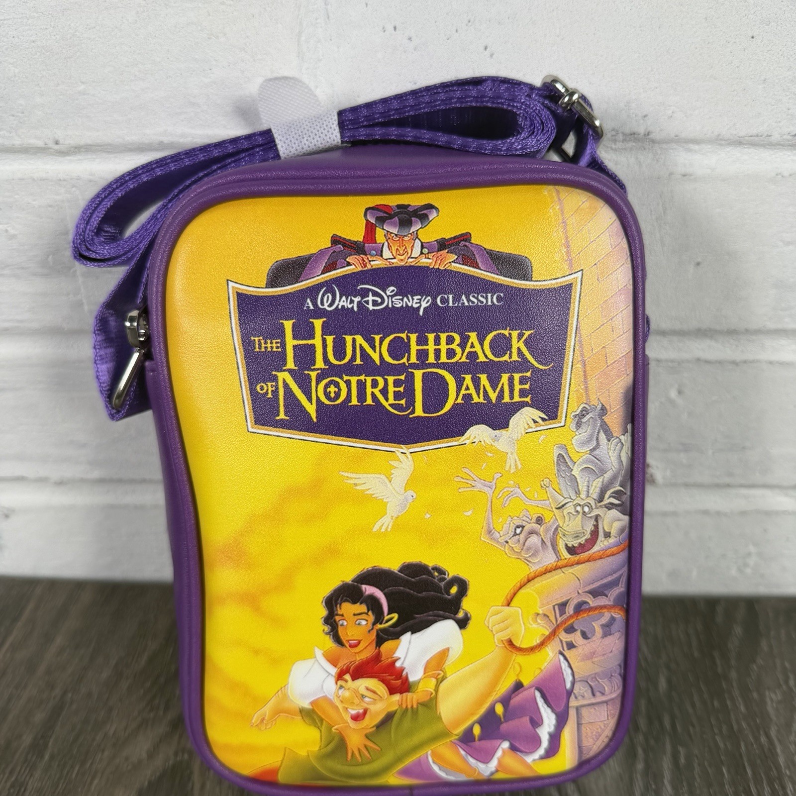 Buckle Down Disney The Hunchback of Notre Dame VHS Box Mini Crossbody Bag New