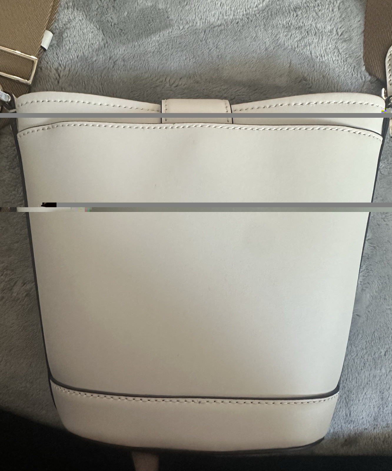 Kate Spade Audrey Mini Bucket White Shoulder Bag