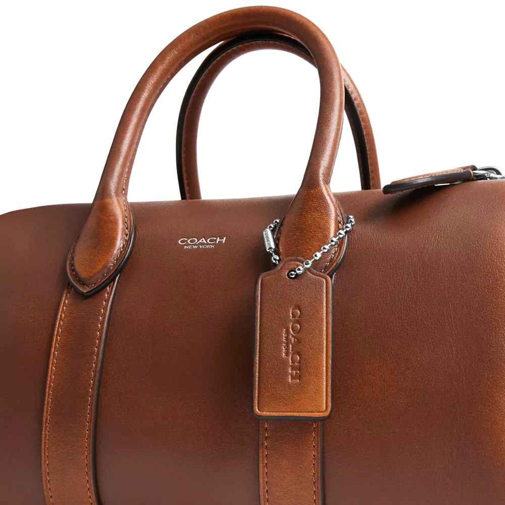 COACH Compass Bag 25 Saddle Burnt Sienna CEO29 Z1Q Authentic New