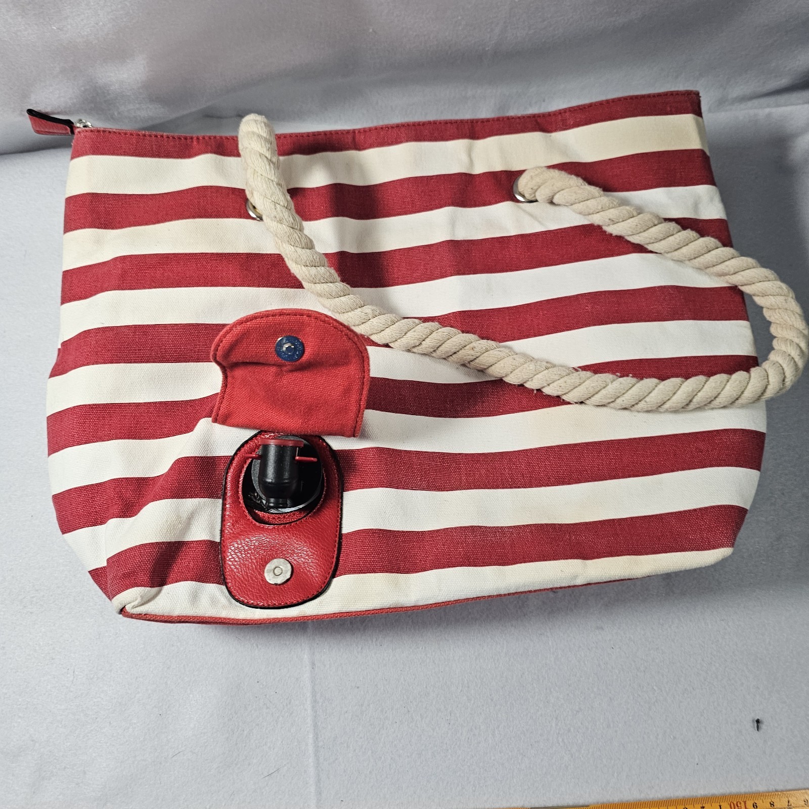 PORTO VINO Wine Purse Tote Hidden Leakproof Insulated Bag with Bladder Red White
