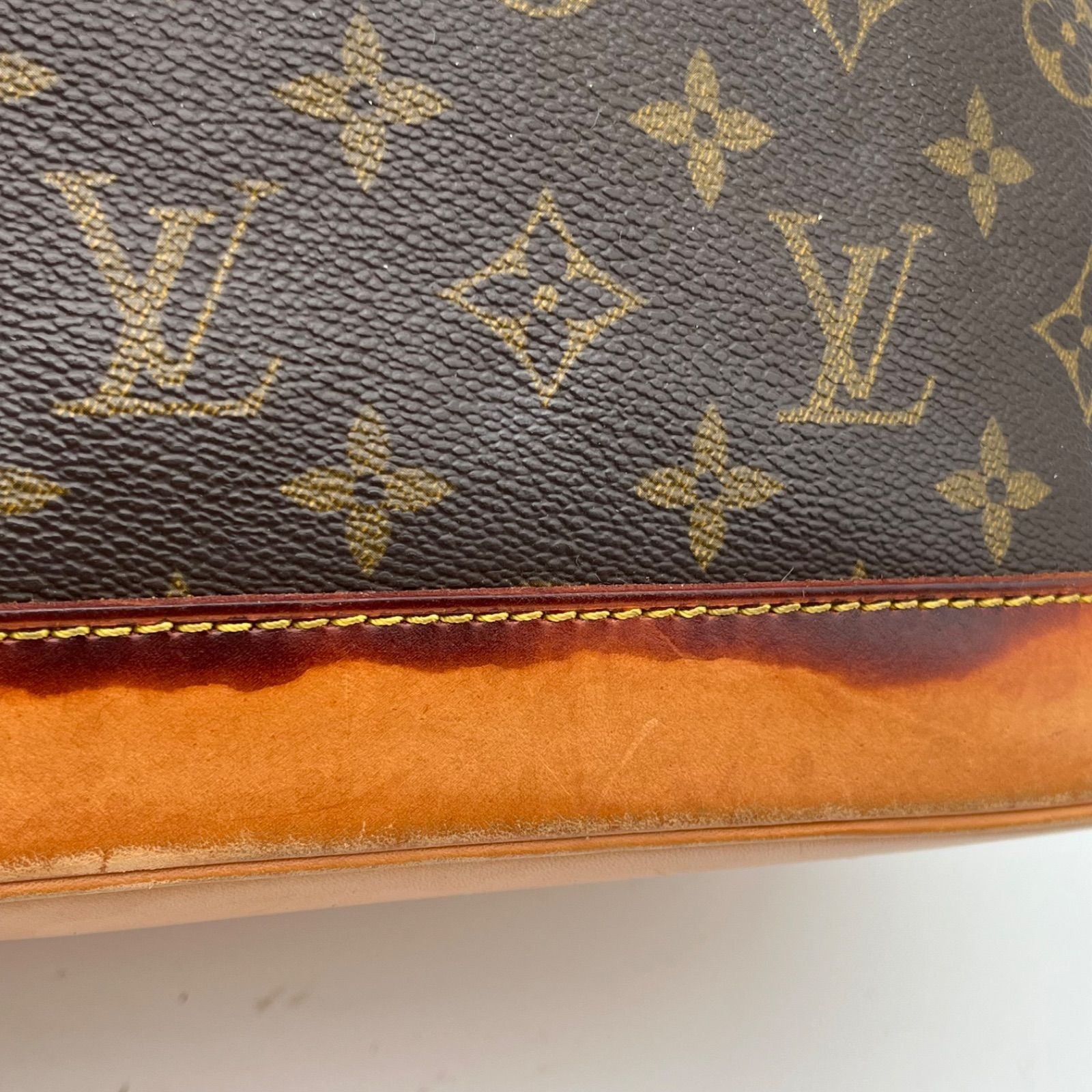 Auth LOUIS VUITTON Alma Monogram Handbag M51130 2Y10398