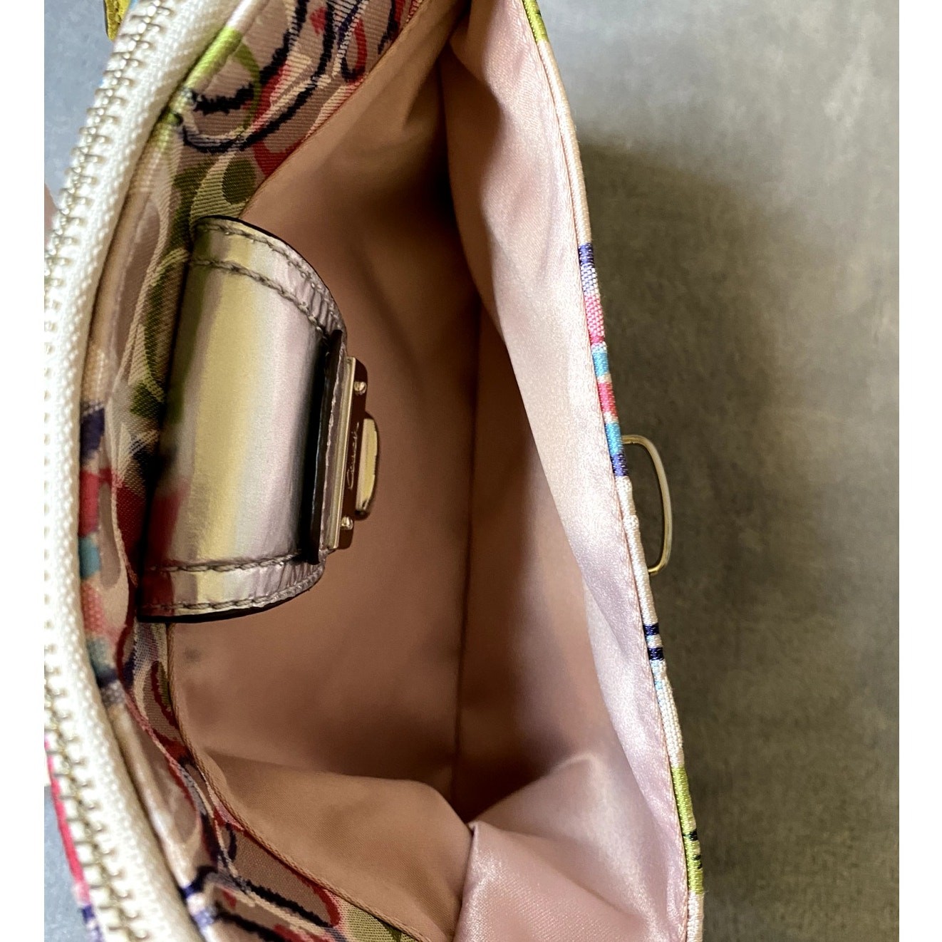 Coach Poppy Dream C Signature Scribble Print Hippie Crossbody – Style: 19030