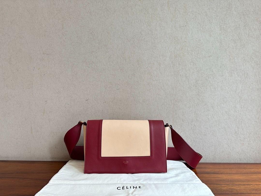 Celine Pre-Owned Authentic Backpack Beige Cowhide Free Tracked Shipping Beige