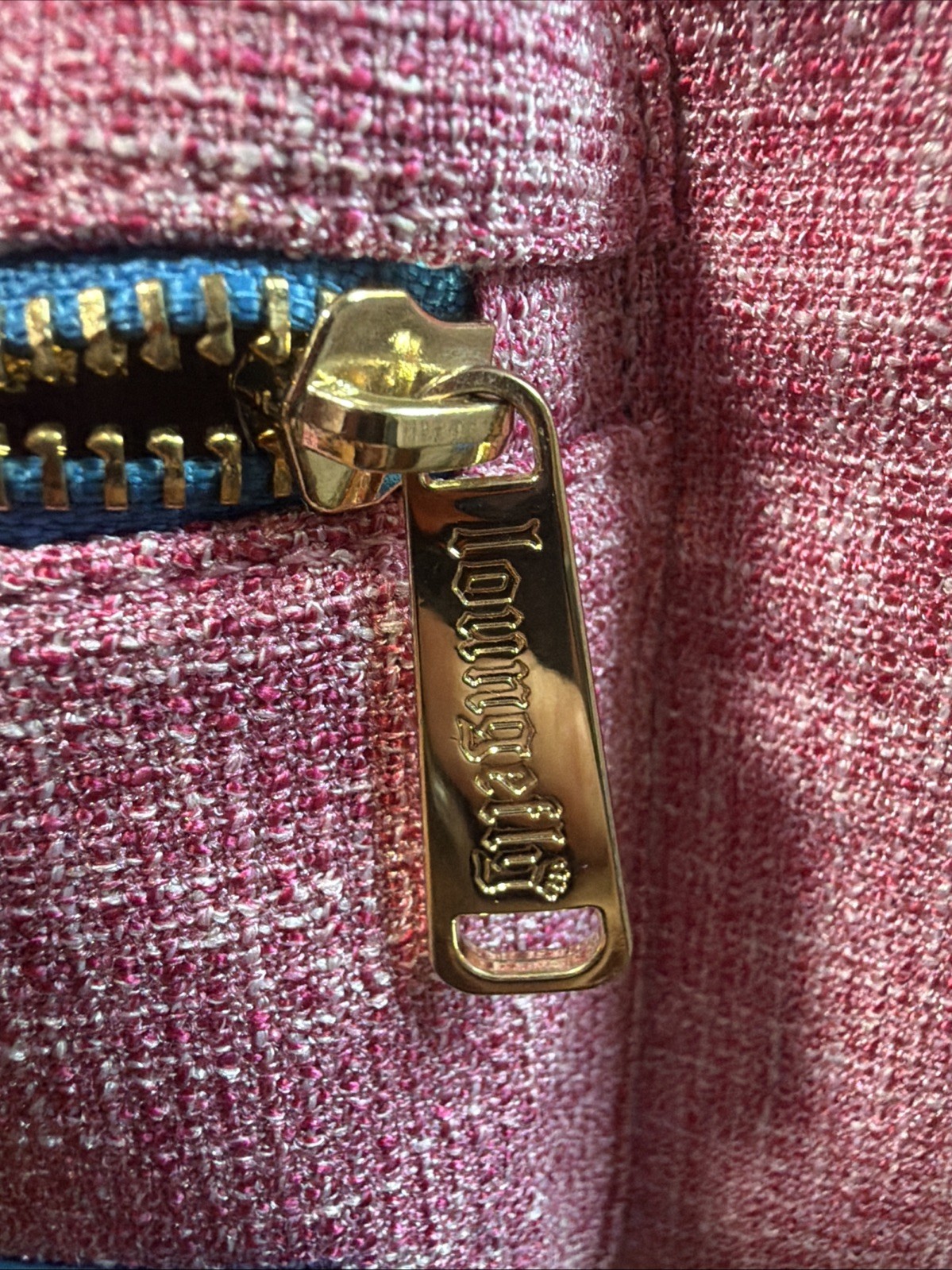 Loungefly Luna Lovegood Harry Potter Pink Tweed Mini Backpack