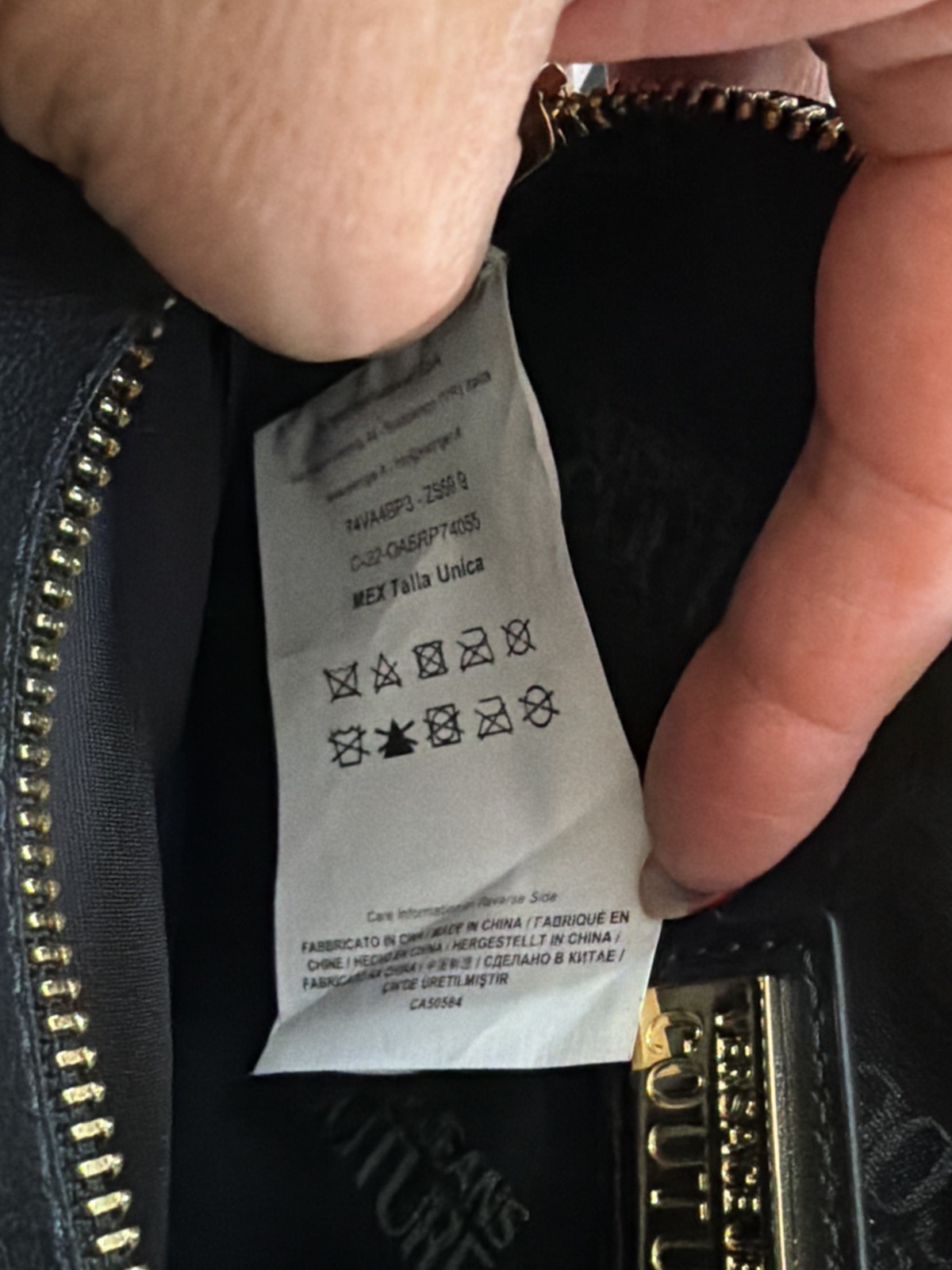 Versace Jeans Couture crossbody camera bag