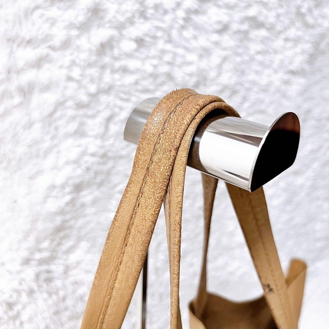 CELINE Horizontal Cabas Beige Leather Tote Bag Large A4 Italy Dust Bag