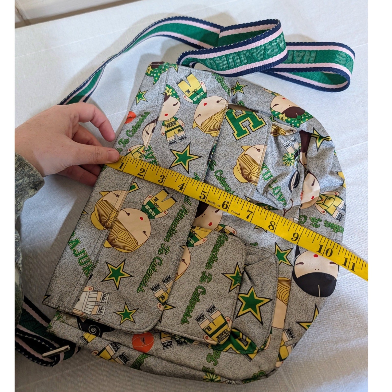Y2K Harajuku Lovers Gwen Stefani Messenger Bag Cheer Tennis Crossbody Kawaii